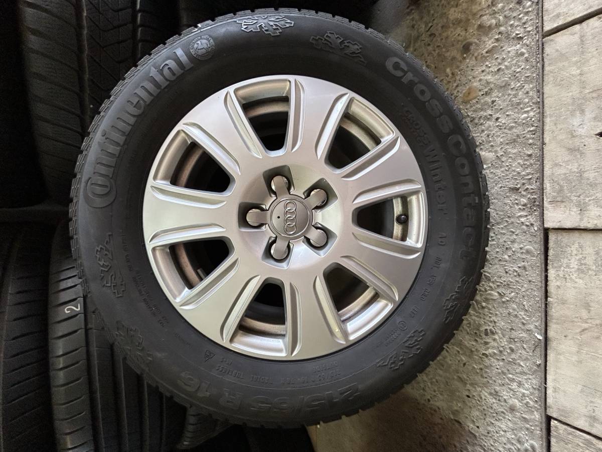 AUDI SET 5X112 16" GUME CONTINENTAL 215/65R16 / 4 KOMADA