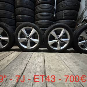 AUDI SET 5X112 19" GUME CONTINENTAL 235/50R19 / 4 KOMADA
