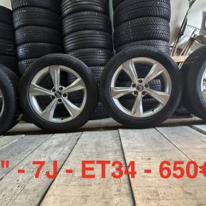 AUDI SET 5X112 19" GUME CONTINENTAL 235/55R19 / 4 KOMADA