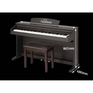 DIGITALNI PIANINO DYNATONE SLP-150 BLK sa stolicom za glazbenu školu