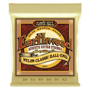 ERNIE BALL  EARTHWOOD FOLK NYLON 28-42 ŽICE ZA KLASIČNU GITARU