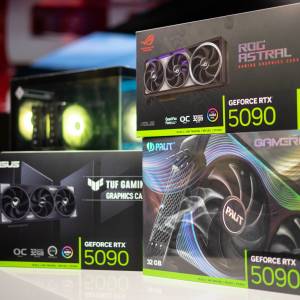GeForce RTX 5090, RTX 5080, RTX 5070 Ti, RTX 5070, RTX 4090, RTX 4080
