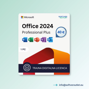 Microsoft Office 2024 Professional Plus | Trajna digitalna licenca