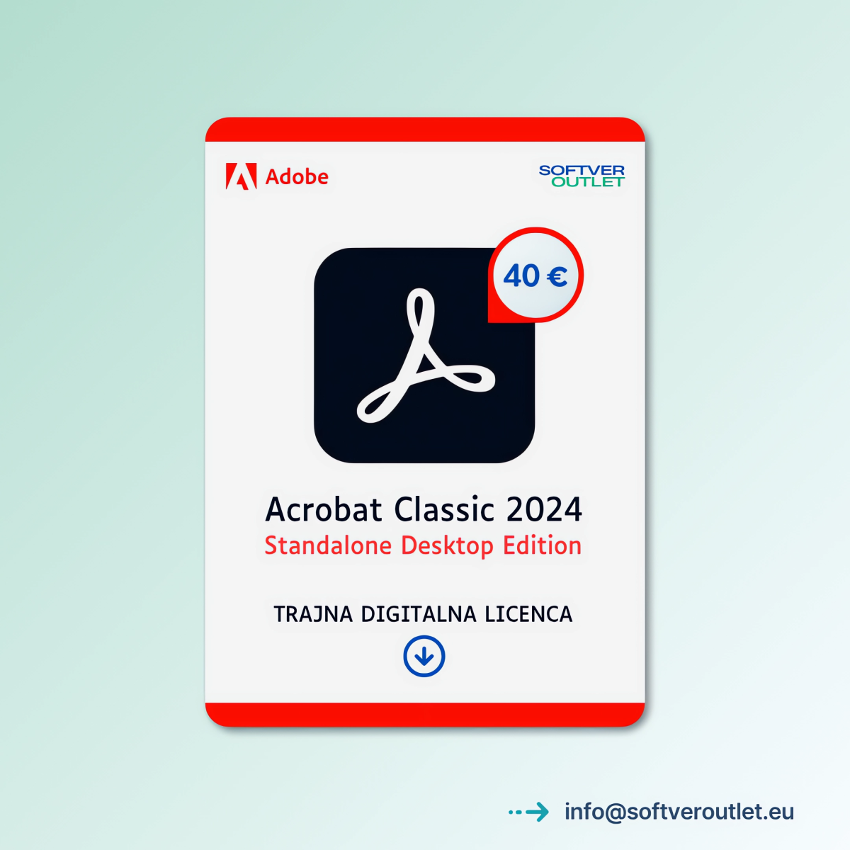 Adobe Acrobat Pro 2024 | Trajno vlasništvo
