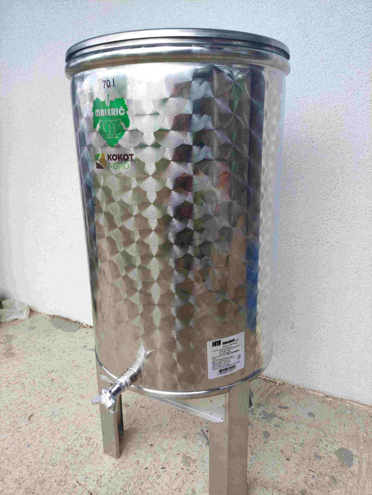 Inox spremnik 70 L bačva 70 litara inoks za sve namjene