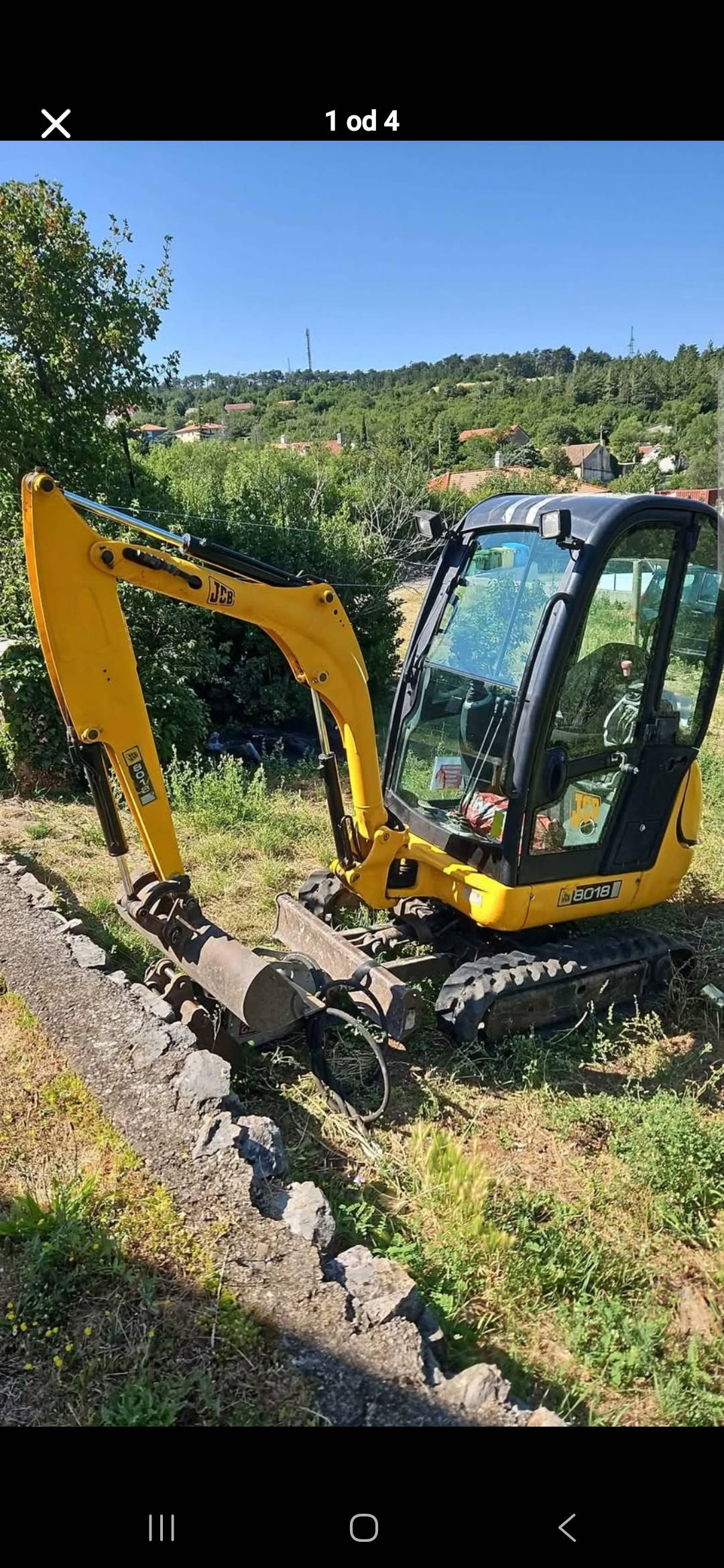 Najam mini bagerq Jcb 8018 cts