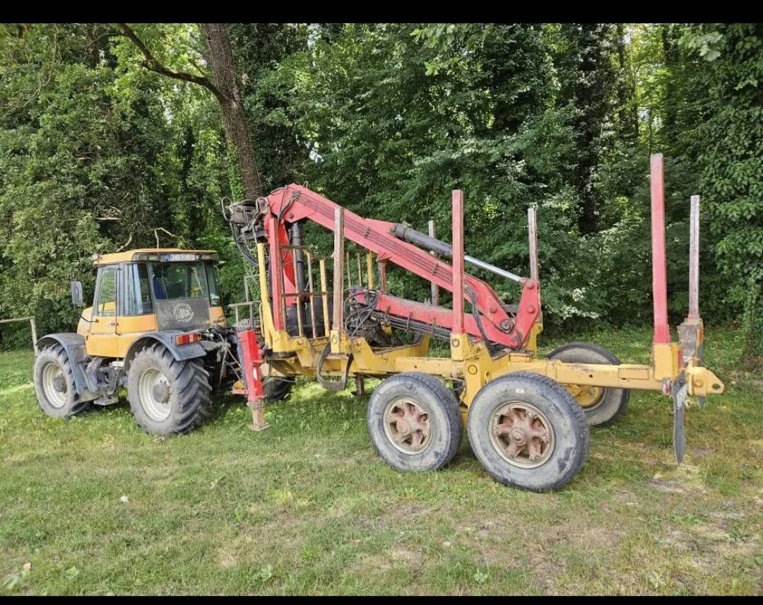JCB Fastrac, šunarska dizalica, ralica za snijeg