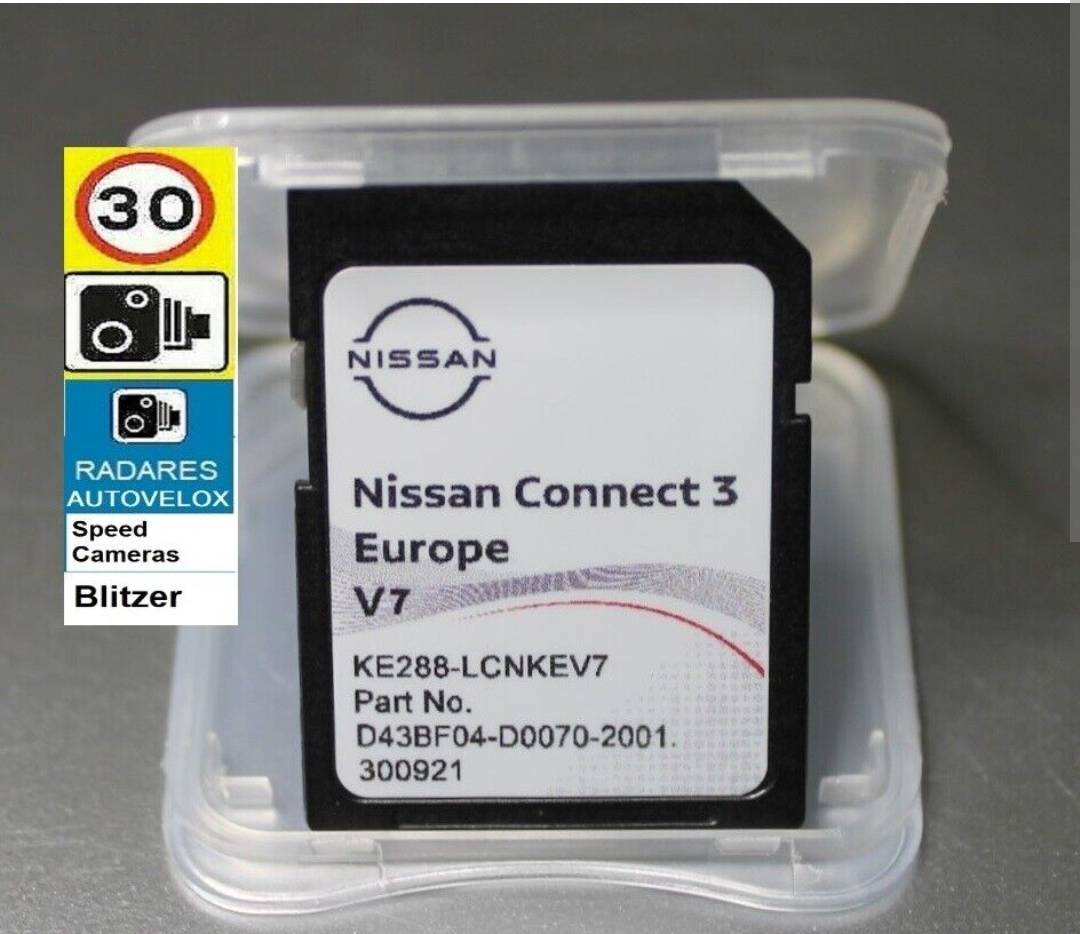 NISSAN navigacija SD kartica sa najnovijim kartama cijele EU + RADARI