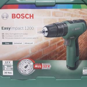 Novo: Bosch EasyImpact 1200 aku udarna Bušilica + Baterija + Punjač