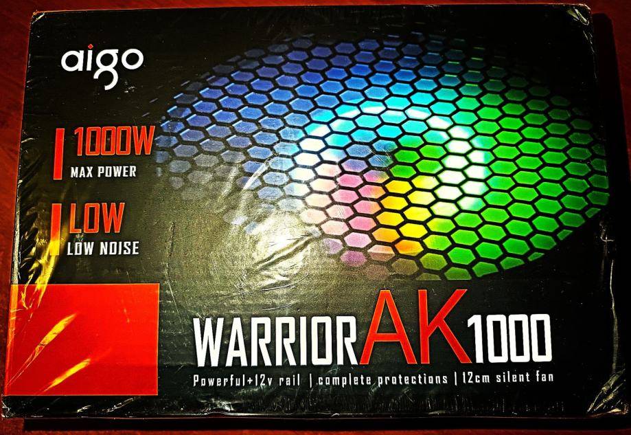 PC napajanje 1000w AIGO WARRIOR AK1000 RGB NOVO!