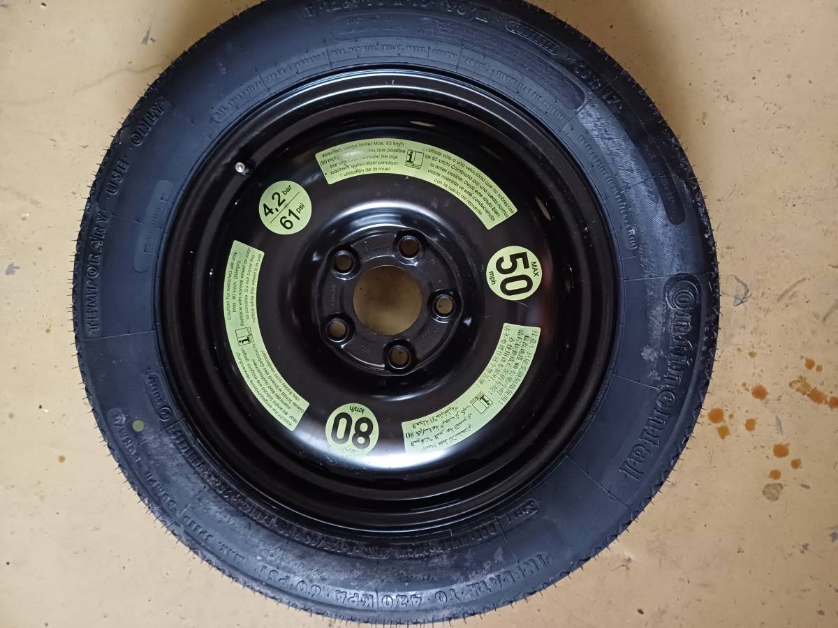 Rezervni kotač za Mercedes 16'' rupe 5x112, 1 kom.Tanka izvedba