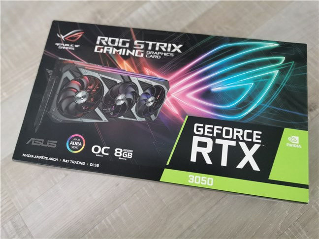 ROG Strix GeForce RTX 3050 OC Edition 8GB