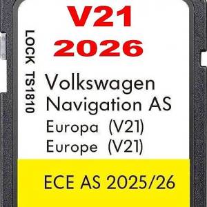 VW ŠKODA SEAT navigacija SD kartica sa najnovijim kartama 2025.-2026.
