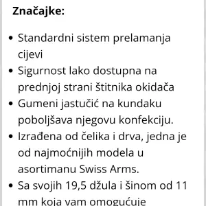 Zračna puška Swiss Arms Condor 4,5 sa ciljnikom