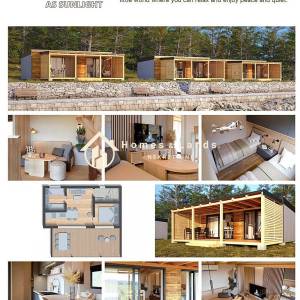 AURORA-mob.kućica visoki rohbau površine 54m²(neto 32 m²+terasa 22 m²)