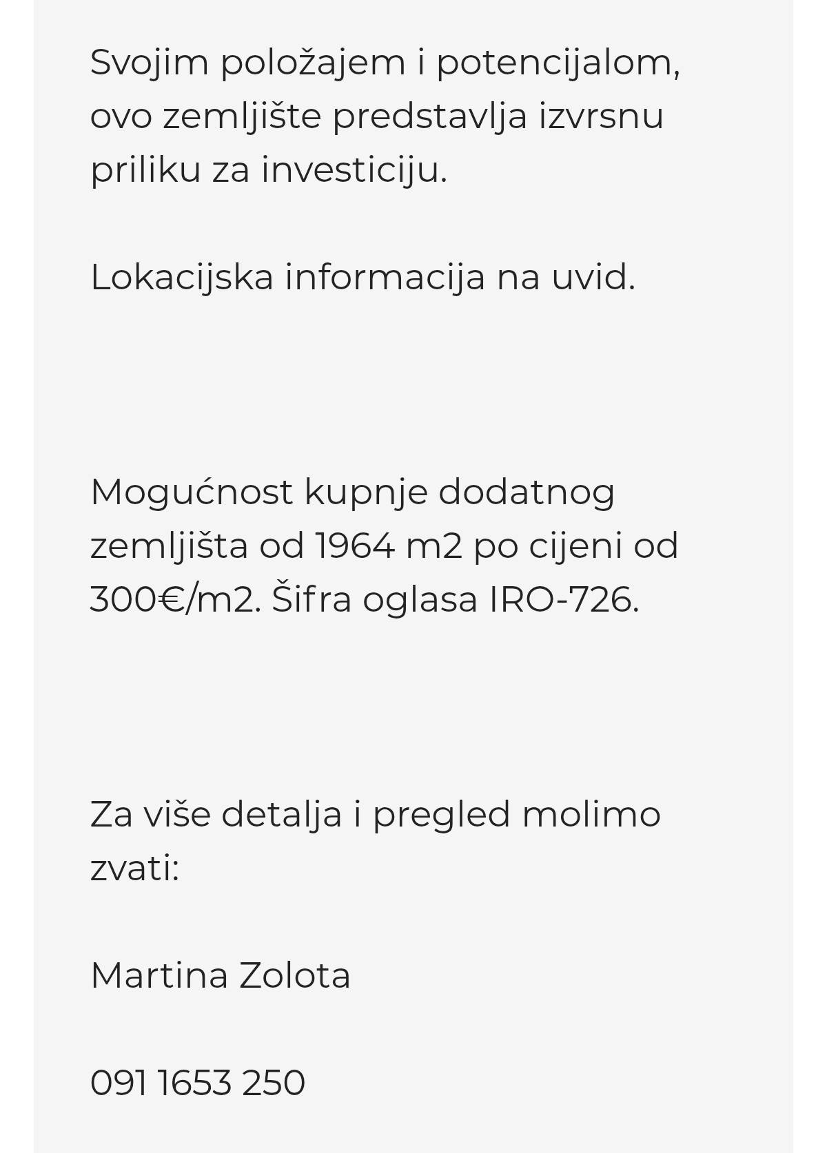 Građevinsko zemljište Lučko