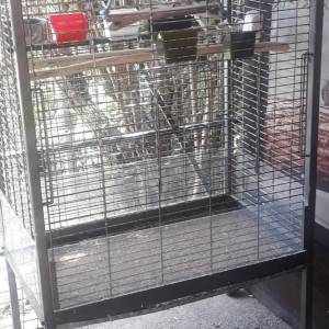 Kavez za ptice metalni na kotačima 140x45