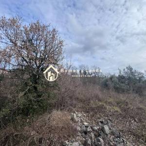 Malinska,SV.Vid građevinsko zemljište 400m2 s pogledom na more