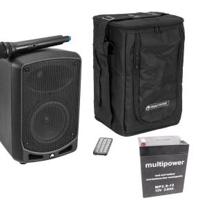 OMNITRONIC Set WAMS-65BT bluetooth, USB,mp3 prenosni zvučnik sa bateri