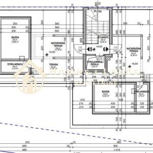 Pag,Povljana 3-S 91m2 korisne površine s bazenom na krovu (S5)+parking