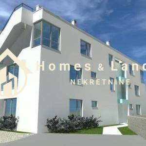 Pag,Povljana,penthouse(S7)128 m2  s krovnom terasom i bazenom na krovu