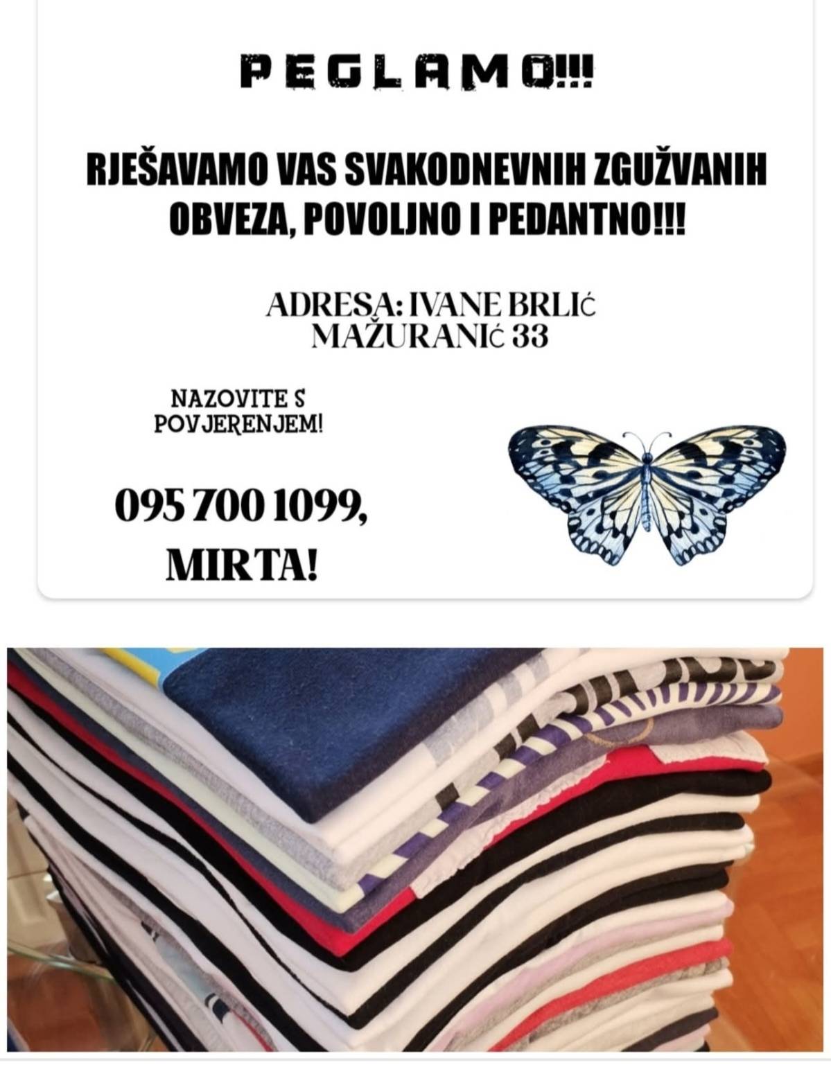 Peglanje veša