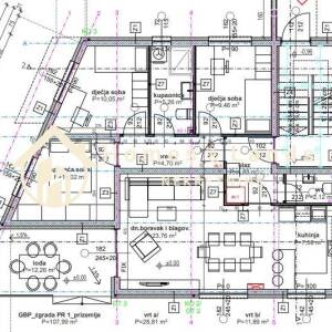 Sesvete,Kraljevečki Novaki 4-S stan(S1Z1) 96,02m2 s vrtom i 2 parkinga