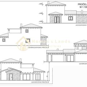 Tinjan,prekrasna obiteljska villa s bazenom 150m2 s okućnicom 621m2