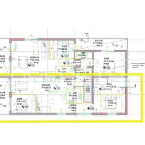 Apartman S7, prvi red do mora, 79m2 površine, Povljana
