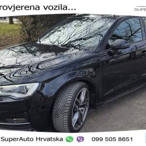 Audi A3 2.0 TDI 184 KS, REG 09/25 TEM+NAVI+GR SJED+PARK