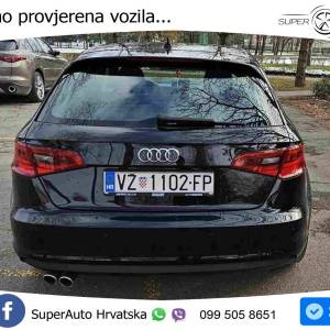 Audi A3 2.0 TDI 184 KS, REG 09/25 TEM+NAVI+GR SJED+PARK