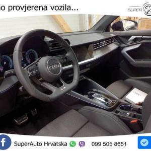 Audi A3 35 TDI S tronic S line 150 KS, ACC+KAM+LED+GR SJED+PANO+VIRT+NAVI+ASIST