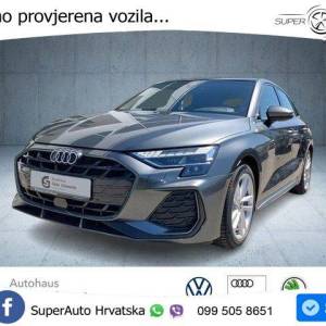 Audi A3 Sportback 35 TFSI S tronic S line 150 KS, ACC+360+LED+GR SJED+PANO+ASIST