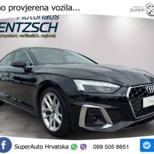 Audi A5 Sportback 40 TFSI Aut. S line 204 KS, ACC+MATRIX+KAM+GR SJED+VIRT+ASIST