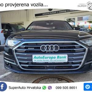 Audi A8 50 TDI quattro Aut. 286 KS, ZRAČNI+ACC+KAM+4xGR SJED+HEAD+VIRT