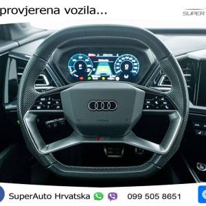 Audi Q4 e-tron 40 82 kWh 2xS line 204 KS, LED+ACC+GR SJED+VIRT+PDC+KAM