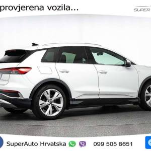 Audi Q4 e-tron 40 82 kWh 2xS line 204 KS, LED+ACC+GR SJED+VIRT+PDC+KAM
