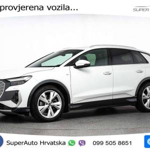 Audi Q4 e-tron 40 82 kWh 2xS line 204 KS, LED+ACC+GR SJED+VIRT+PDC+KAM
