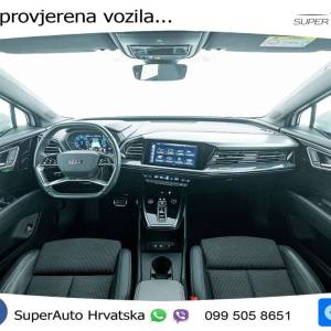 Audi Q4 e-tron 40 82 kWh 2xS line 204 KS, LED+ACC+GR SJED+VIRT+PDC+KAM