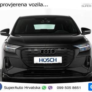 Audi Q4 e-tron SB 45 82 kWh quattro S line 265 KS, MATRIX+ACC+GR SJED+KAM+VIRT