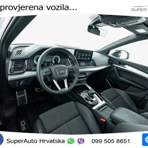 Audi Q5 40 TDI quattro S tronic 2xS line 204 KS, LED+ACC+GR SJED+360+VIRT+KUKA