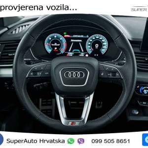 Audi Q5 40 TDI quattro S tronic 2xS line 204 KS, LED+ACC+GR SJED+360+VIRT+KUKA