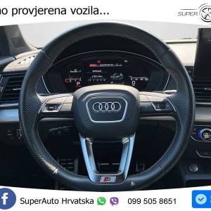 Audi Q5 40 TDI quattro ultra S tronic S line 204 KS, ACC+KAM+4xGR SJED+LED+ASIST