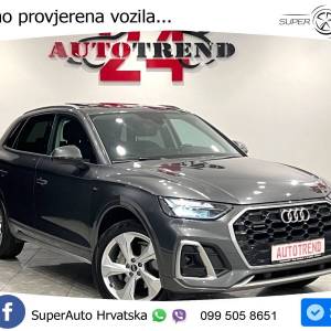 Audi Q5 40 TDI quattro ultra S tronic S line 204 KS, ACC+KAM+GR SJED+LED+PANO