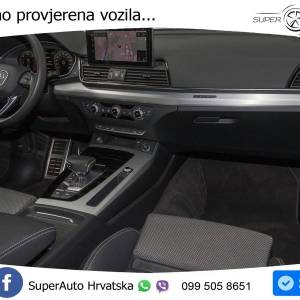 Audi Q5 40 TDI quattro ultra S tronic S line 204 KS, LED+GR SJED+VIRT+NAVI