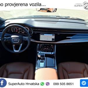 Audi Q8 50 TDI quattro Aut. S line 286 KS, ZRAČNI+ACC+KAM+GR SJED+LED+PANO+VIRT