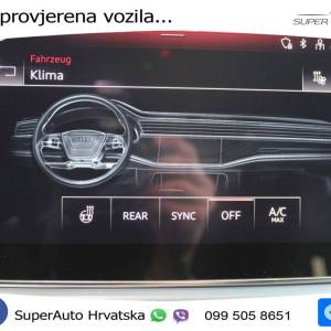 Audi Q8 50 TDI quattro Aut. S line 286 KS, ZRAČNI+ACC+360+4xGR SJED+LED+PANO