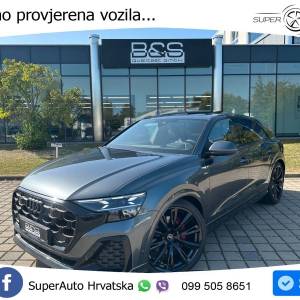 Audi Q8 50 TDI quattro Aut. S line 286 KS, ZRAČNI+ACC+LED+360+GR SJED+HEAD+PANO