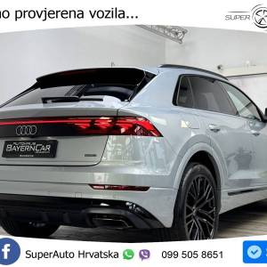 Audi Q8 50 TDI quattro Aut. S line 286 KS, ZRAČNI+ACC+360+LED+4xGR SJED+HEAD