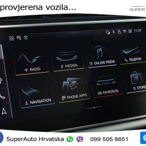 Audi Q8 50 TDI V6 quattro Aut. S line 286 KS, ZRAČNI+ACC+KAM+GR SJED+LED+PANO